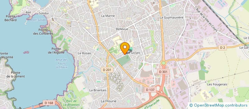 localisation de l'entreprise IP CONSEILS à SAINT-MALO