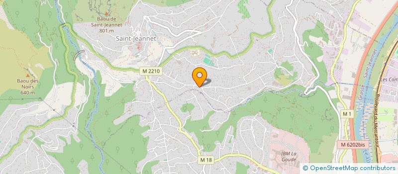 localisation de l'entreprise IP CONSULTING  SAINT-JEANNET