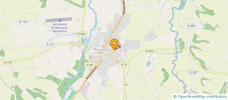 localisation de l'entreprise IP DANCE  MAUVEZIN