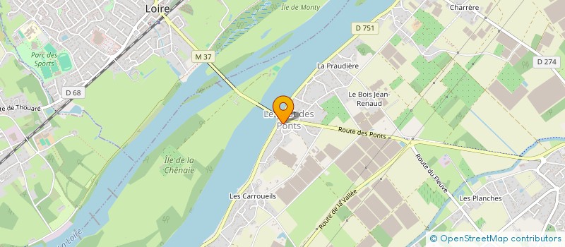 localisation de l'entreprise IP DEVELOPPEMENT  TREILLIERES