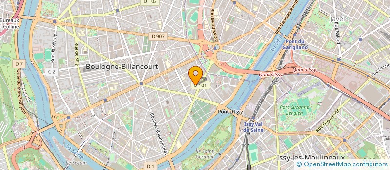 localisation de l'entreprise IP DISTRIBUTION à BOULOGNE-BILLANCOURT
