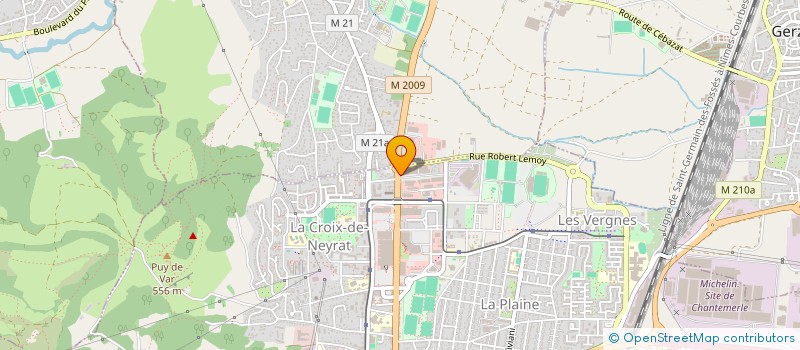 localisation de l'entreprise IP FLEURS à CLERMONT-FERRAND