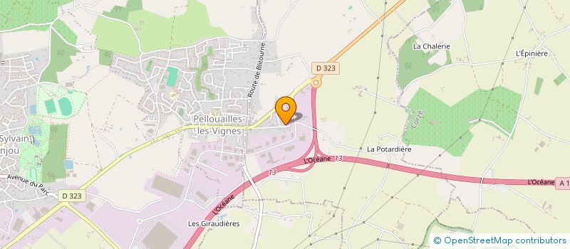 localisation de l'entreprise IP'FLEX  RIVES-DU-LOIR-EN-ANJOU