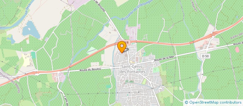 localisation de l'entreprise IP FRANCE CONSULTING  SAINT-GENIS-DES-FONTAINES