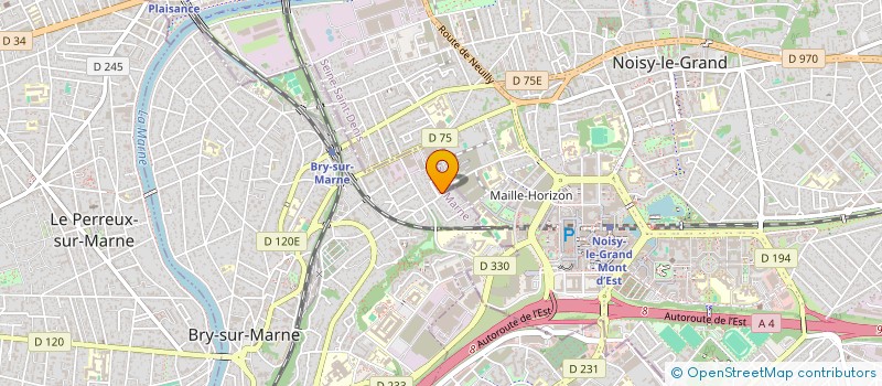 localisation de l'entreprise IP GAZ à BRY-SUR-MARNE
