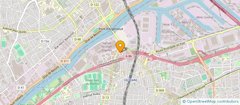 localisation de l'entreprise IP IMMO  COLOMBES