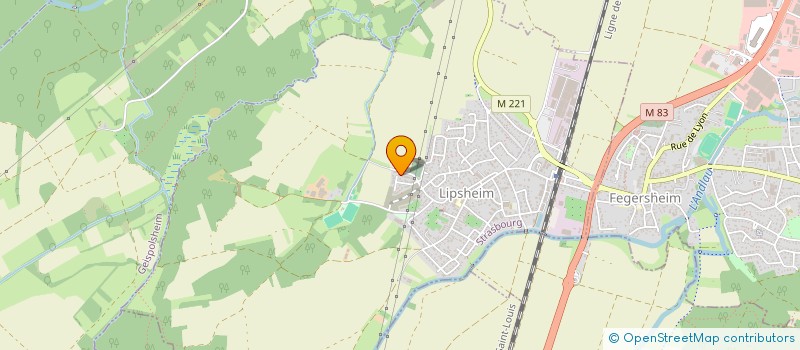 localisation de l'entreprise IP IMMOBILIER  LIPSHEIM