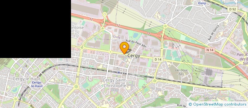 localisation de l'entreprise IP INJECTION PLASTIQUE  CERGY