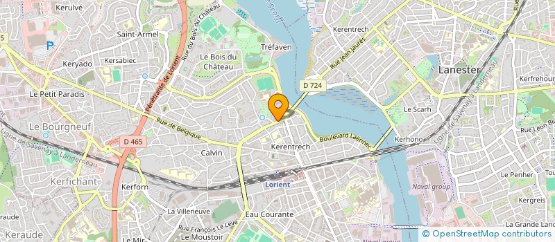 localisation de l'entreprise IP - L'IMMOBILIER PROFESSIONNEL  LORIENT