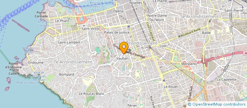 localisation de l'entreprise IP-LINKS à MARSEILLE