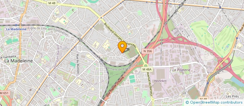 localisation de l'entreprise IP-LOG à MARCQ-EN-BARŒUL
