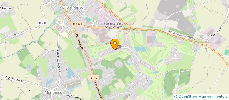 localisation de l'entreprise IP PARTICIPATION  MERIGNIES