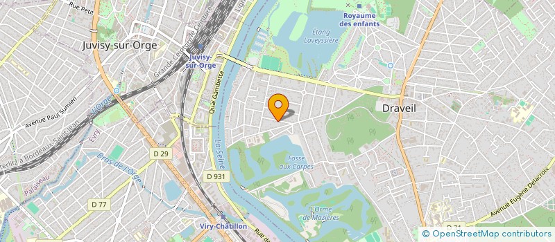 localisation de l'entreprise IP PHARMA à DRAVEIL