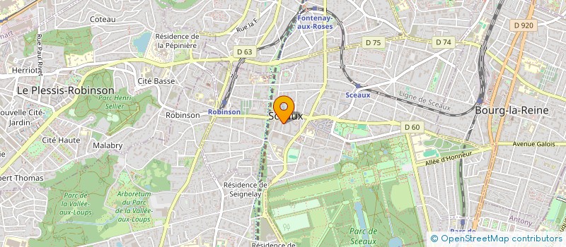 localisation de l'entreprise IP PLATFORM à SCEAUX