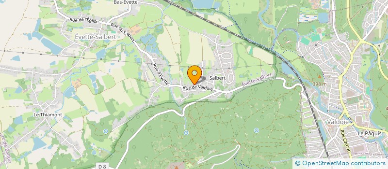 localisation de l'entreprise IP RH CONSULTING à EVETTE-SALBERT