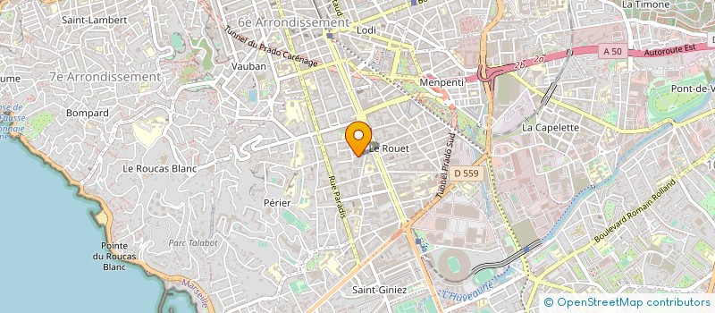localisation de l'entreprise IP.SEQ. à MARSEILLE