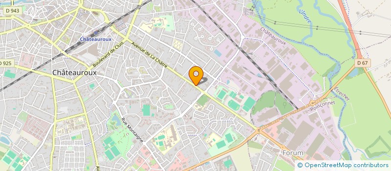localisation de l'entreprise IP-SI SOLUTIONS INFORMATIQUES à CHATEAUROUX