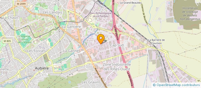 localisation de l'entreprise IP-STORM  AUBIERE