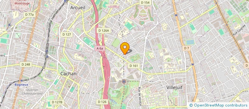 localisation de l'entreprise IP TECH à VILLEJUIF