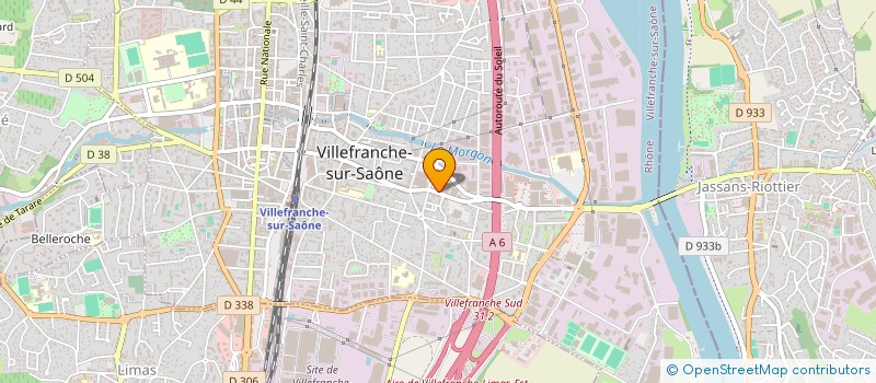 localisation de l'entreprise IP - TECHNOLOGIES à VILLEFRANCHE-SUR-SAONE