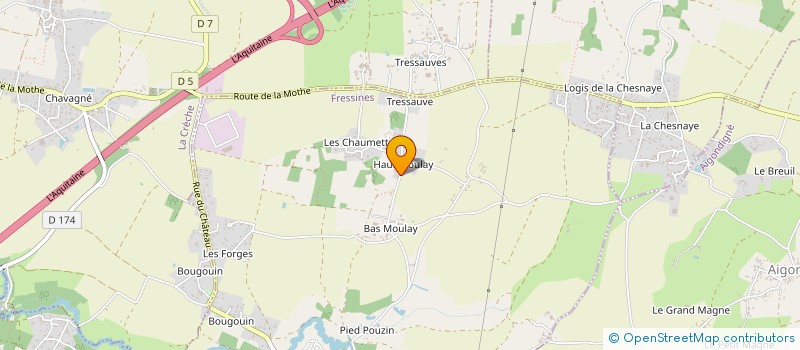 localisation de l'entreprise IP TELECOM - ALTECHSECURITE  FRESSINES