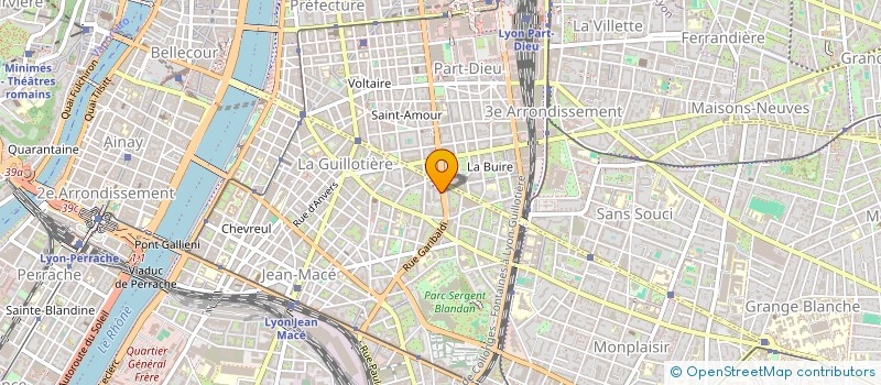 localisation de l'entreprise IP2A  LYON