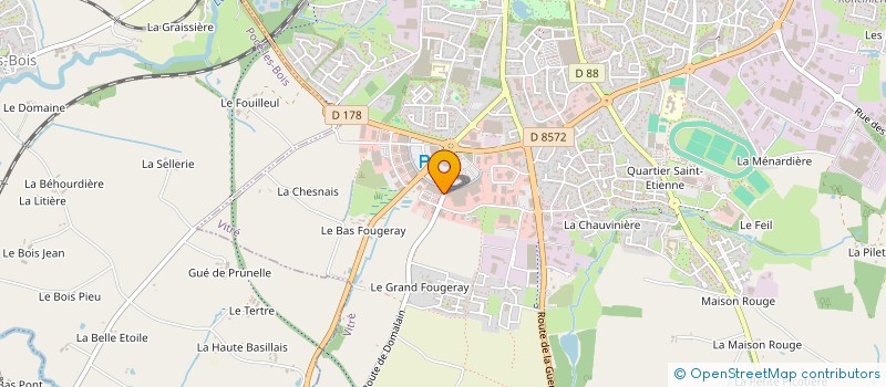 localisation de l'entreprise IP2L  VITRE