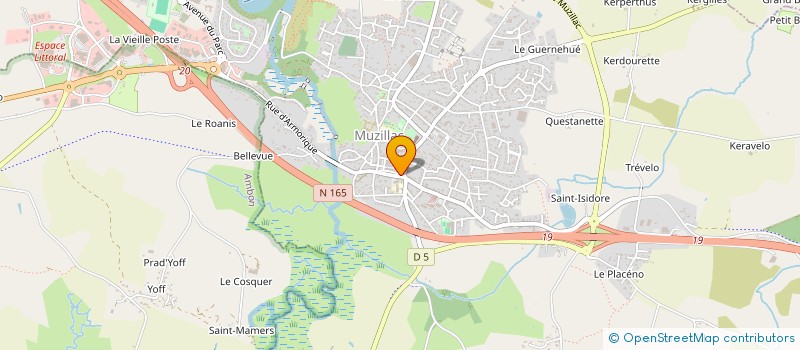 localisation de l'entreprise IP2R  MUZILLAC