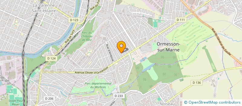 localisation de l'entreprise IP2S IMMO  ORMESSON-SUR-MARNE