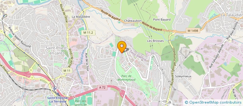 localisation de l'entreprise IP3 CONCEPT à SAINT-ETIENNE