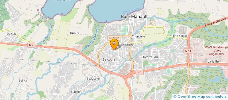 localisation de l'entreprise IPACK INDUSTRIE à BAIE-MAHAULT
