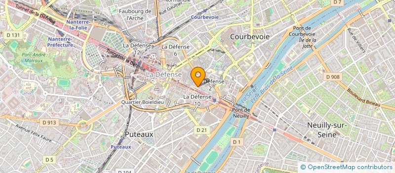 localisation de l'entreprise IPADE COEUR DEFENSE à COURBEVOIE
