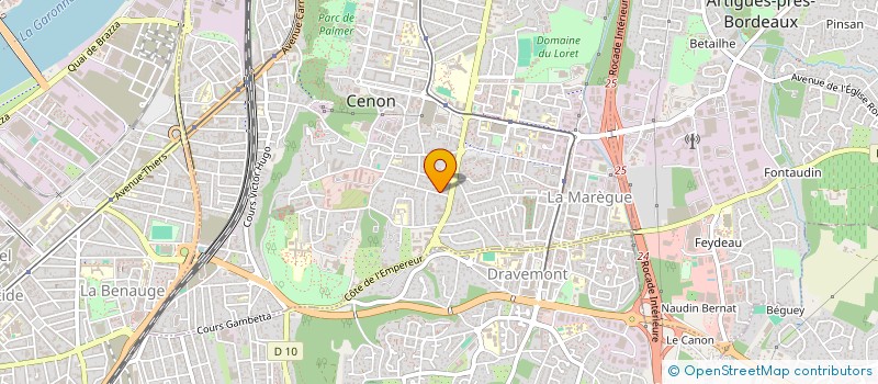 localisation de l'entreprise IPAMA  CENON