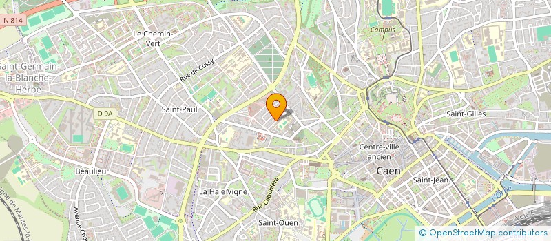 localisation de l'entreprise IPANEO à CAEN