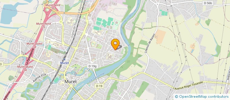 localisation de l'entreprise IPANEVA ENTREPRISES à MURET