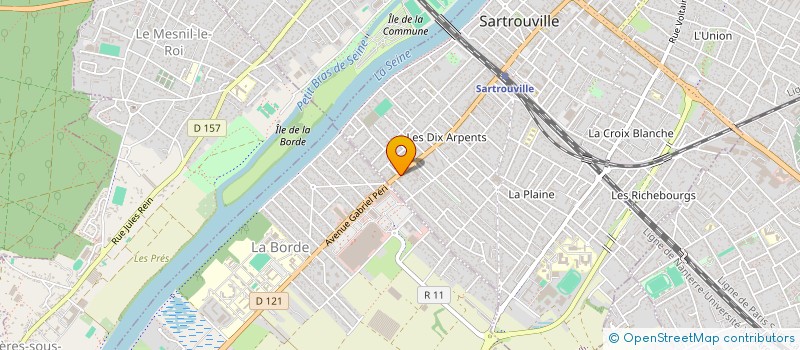 localisation de l'entreprise IPANEXT à SARTROUVILLE