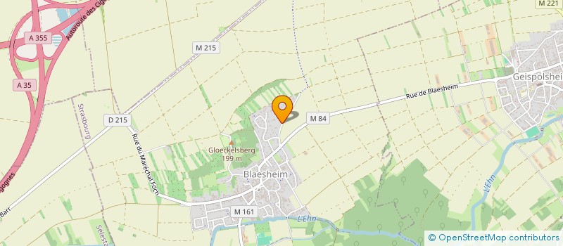 localisation de l'entreprise IPAR  BLAESHEIM