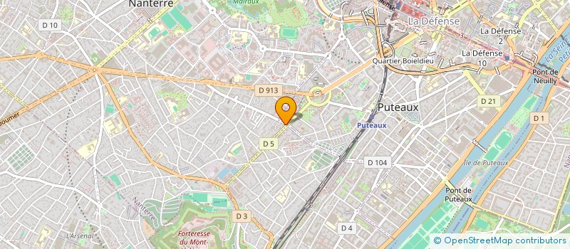 localisation de l'entreprise IPAR ALDE  NANTERRE