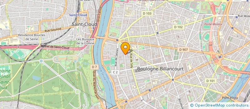 localisation de l'entreprise IPAR CONSULTING à BOULOGNE-BILLANCOURT