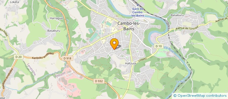 localisation de l'entreprise IPARRALDEKO ABESBATZEN ELKARTEA, FEDERATION DES CHOEURS DU PAYS BASQUE  AINHOA