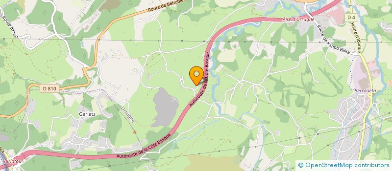 localisation de l'entreprise IPARRALDEKO EMAZTEEN ETXEA - MAISON DES FEMMES D'IPARRALDE  URRUGNE