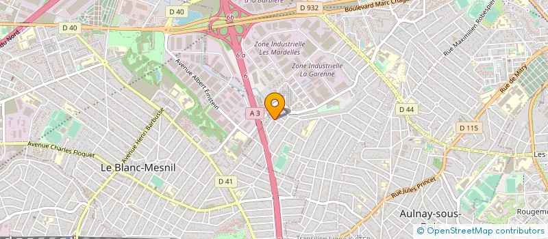 localisation de l'entreprise IPB à AULNAY-SOUS-BOIS