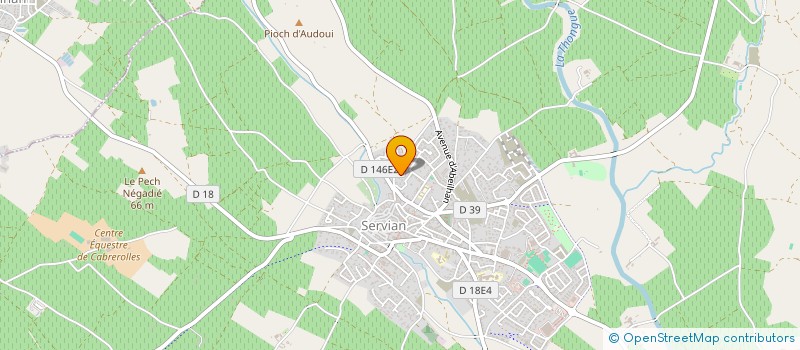 localisation de l'entreprise IPB ET CO-CY  SERVIAN