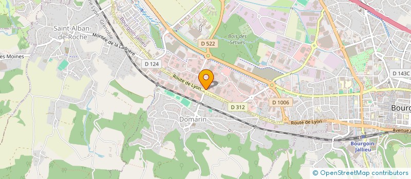 localisation de l'entreprise IPC  BOURGOIN-JALLIEU