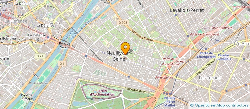 localisation de l'entreprise IPC à NEUILLY-SUR-SEINE