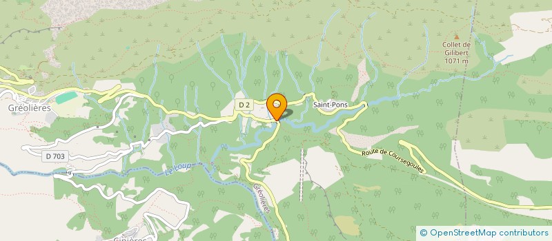 localisation de l'entreprise IPC  GREOLIERES