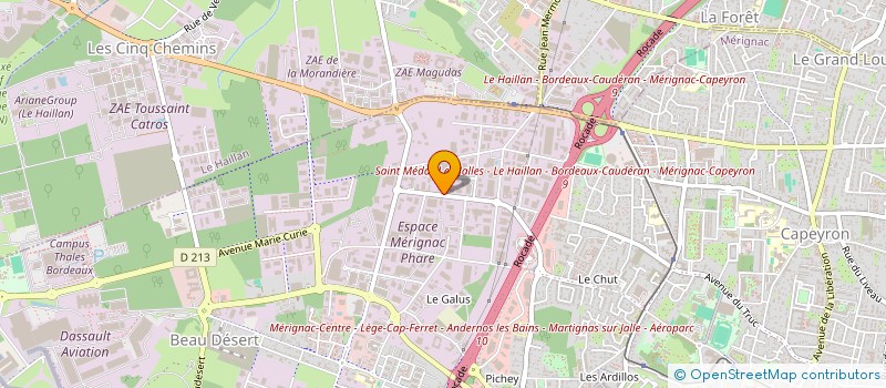 localisation de l'entreprise IPC GRADIGNAN  GRADIGNAN