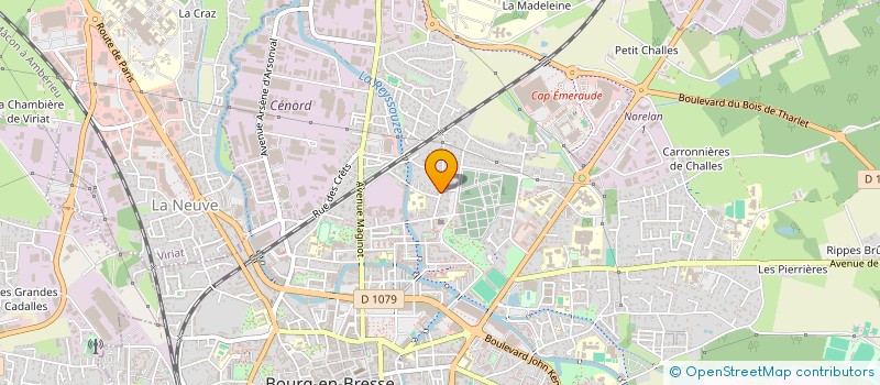 localisation de l'entreprise IPC NEGOCE à BOURG-EN-BRESSE