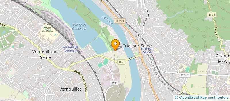 localisation de l'entreprise IPC SARL  TRIEL-SUR-SEINE