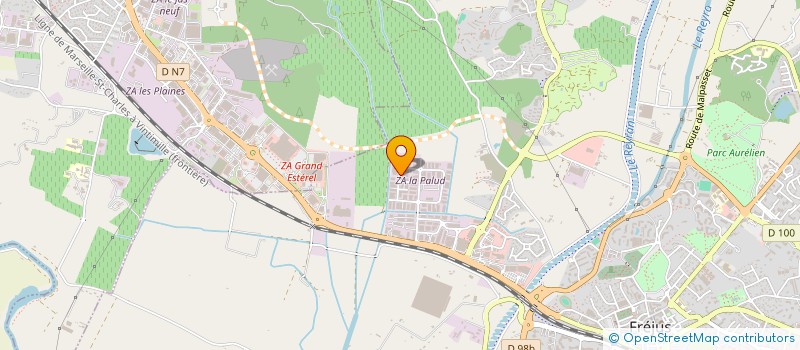 localisation de l'entreprise IPCA à FREJUS